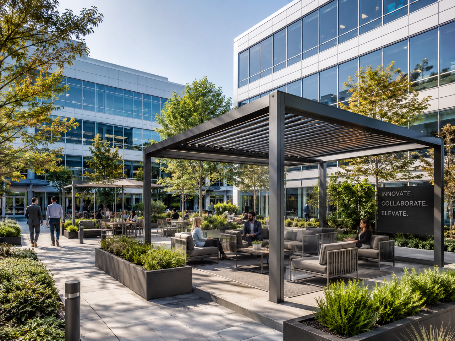 Corporate Campus Courtyards