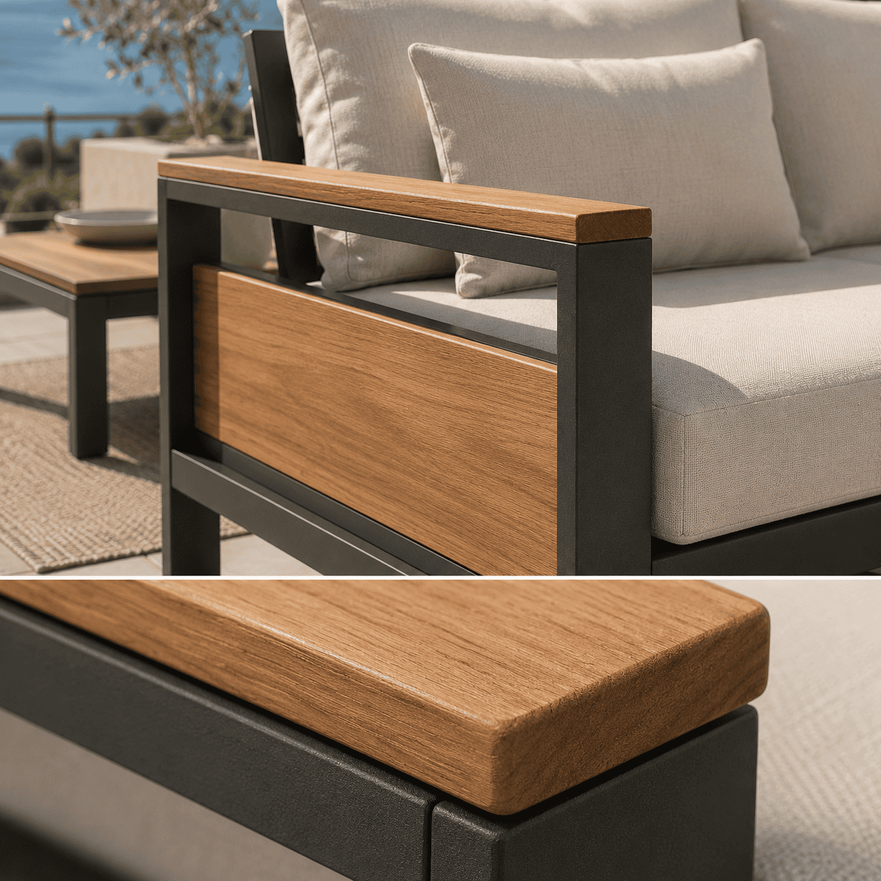 TEAK TABLETOP & ACCENTS